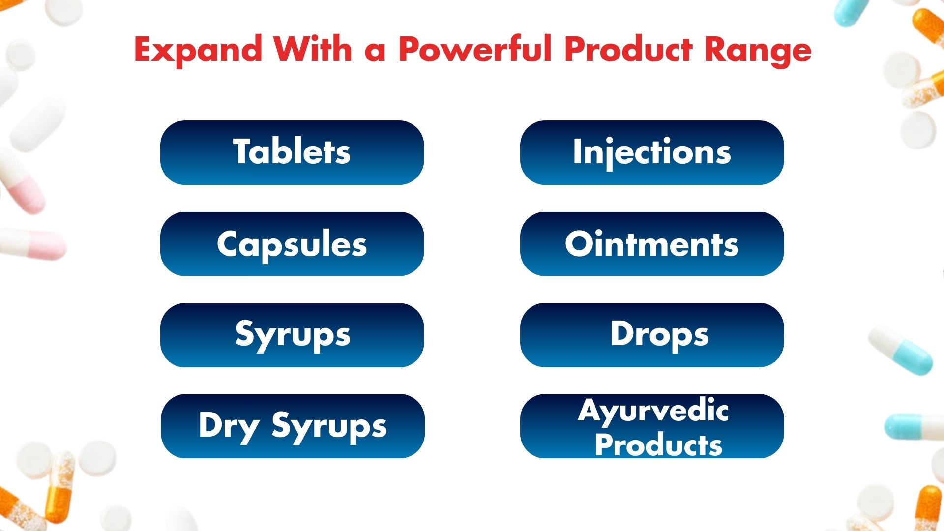 Our expertise in pharmaceutical manufacturing